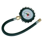MANOMETRO PER PNEUMATICI RUOTE PISTOLA GONFIAGGIO 0 100 PSI FARNEED 073 SILV