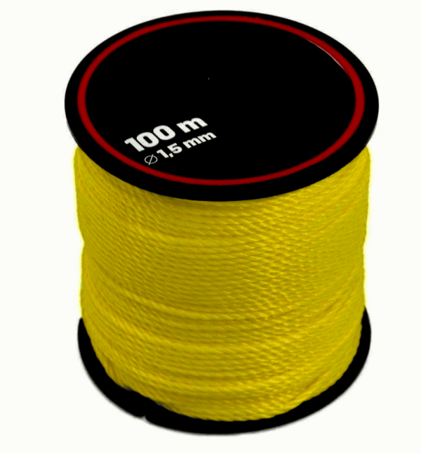 Corda da muratore antistrappo per muratura filo bobina tiralinee costruzione edilizia 100m 1,5mm 559aw